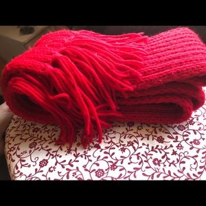 Red Woven Scarf